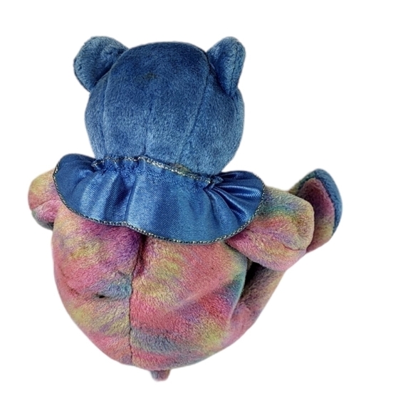 TY Beanie Baby Garnet January Birthday Bear Tie Dye, 2001 - Picture 2 of 2
